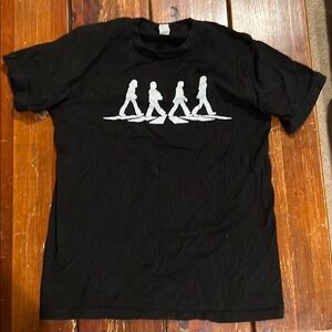 Tultex Black The Beatles T-Shirt
